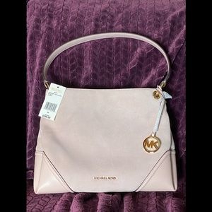 NWT~Michael Kors Suede Shoulder Bag